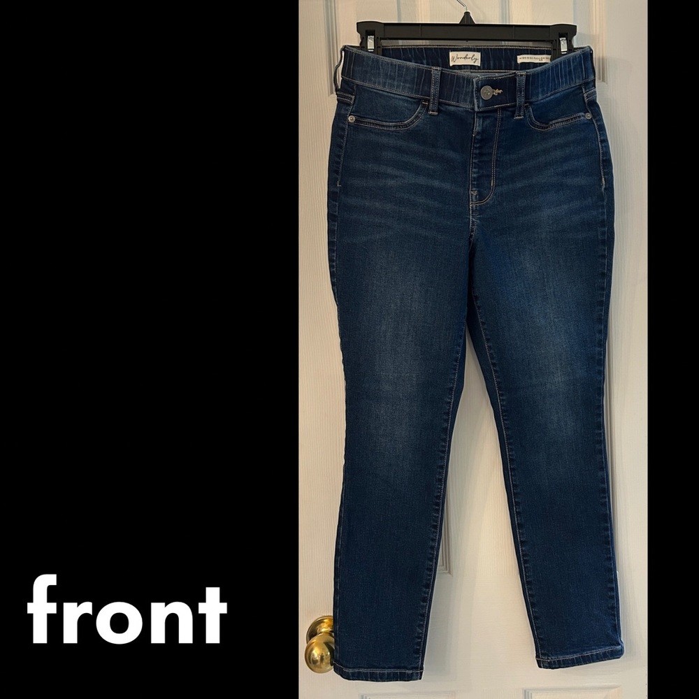 Wonderly Dark Indigo Skinny Jeans